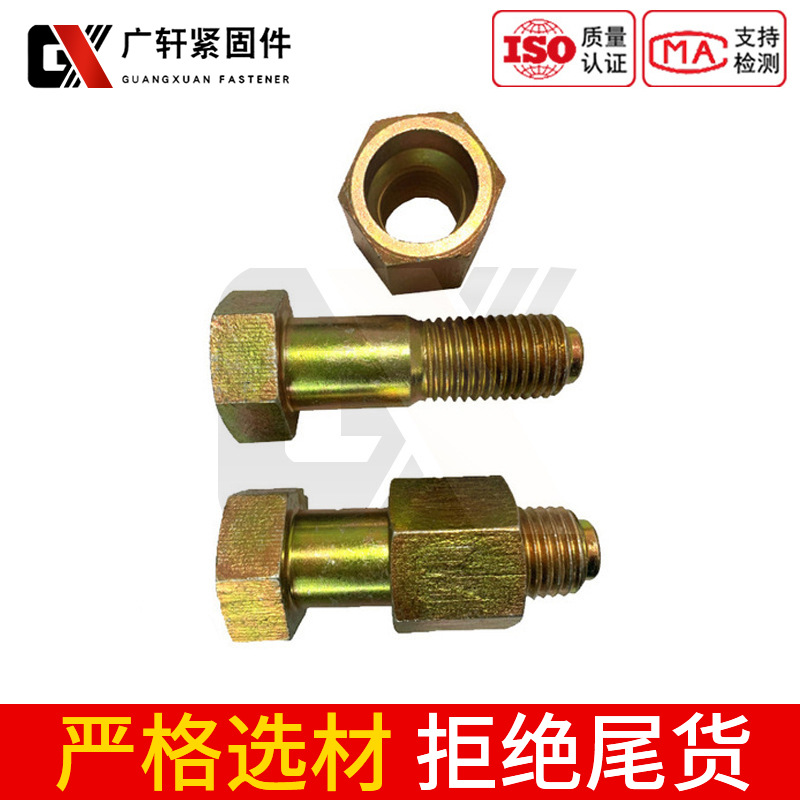 Bolt with a hinge hole